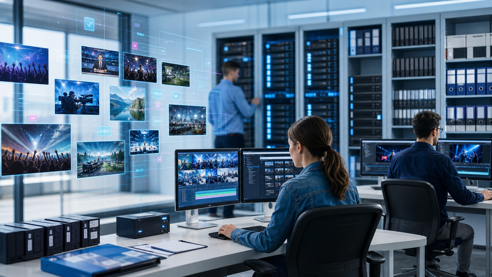 Media archive and metadata workflow system